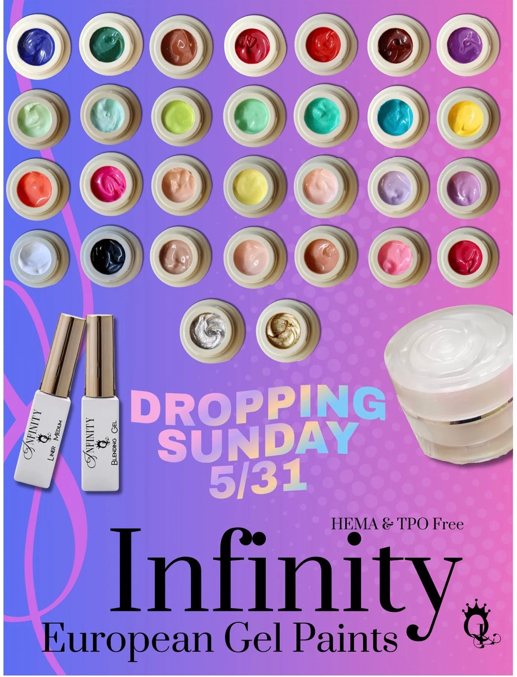 Infinity Gel Paints --
Full Set