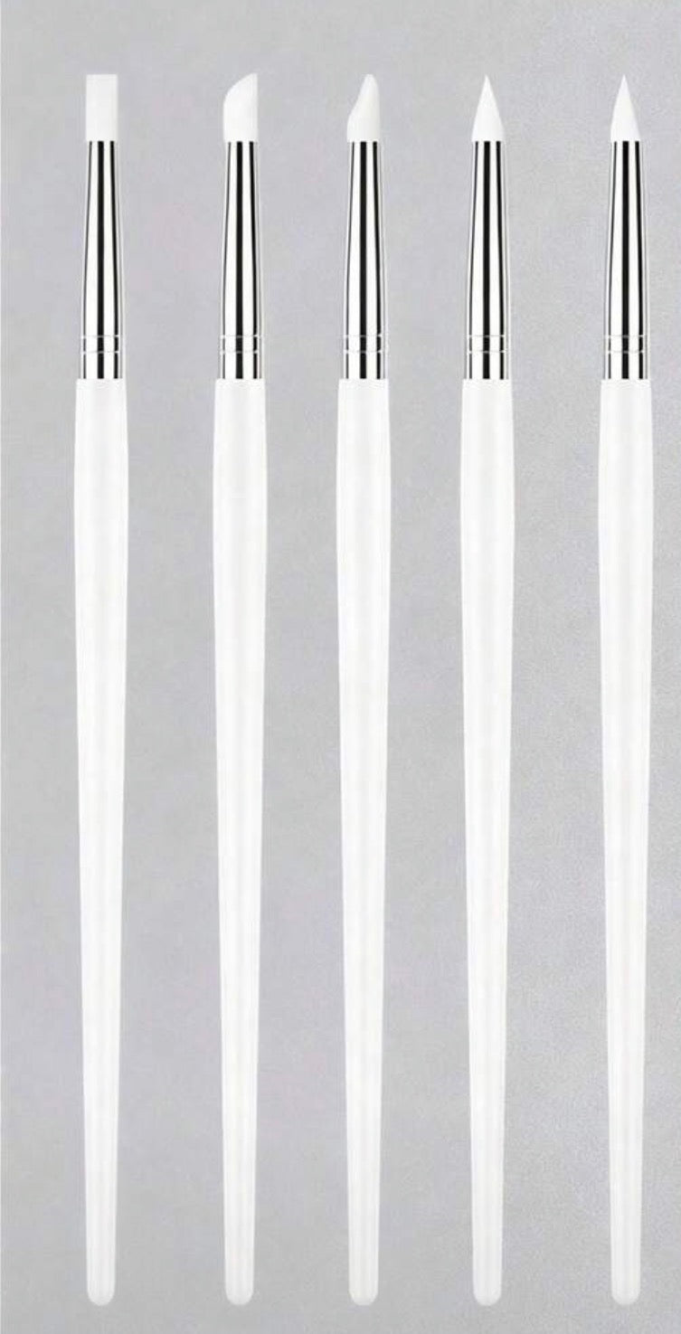 Silicone 5 piece tool set