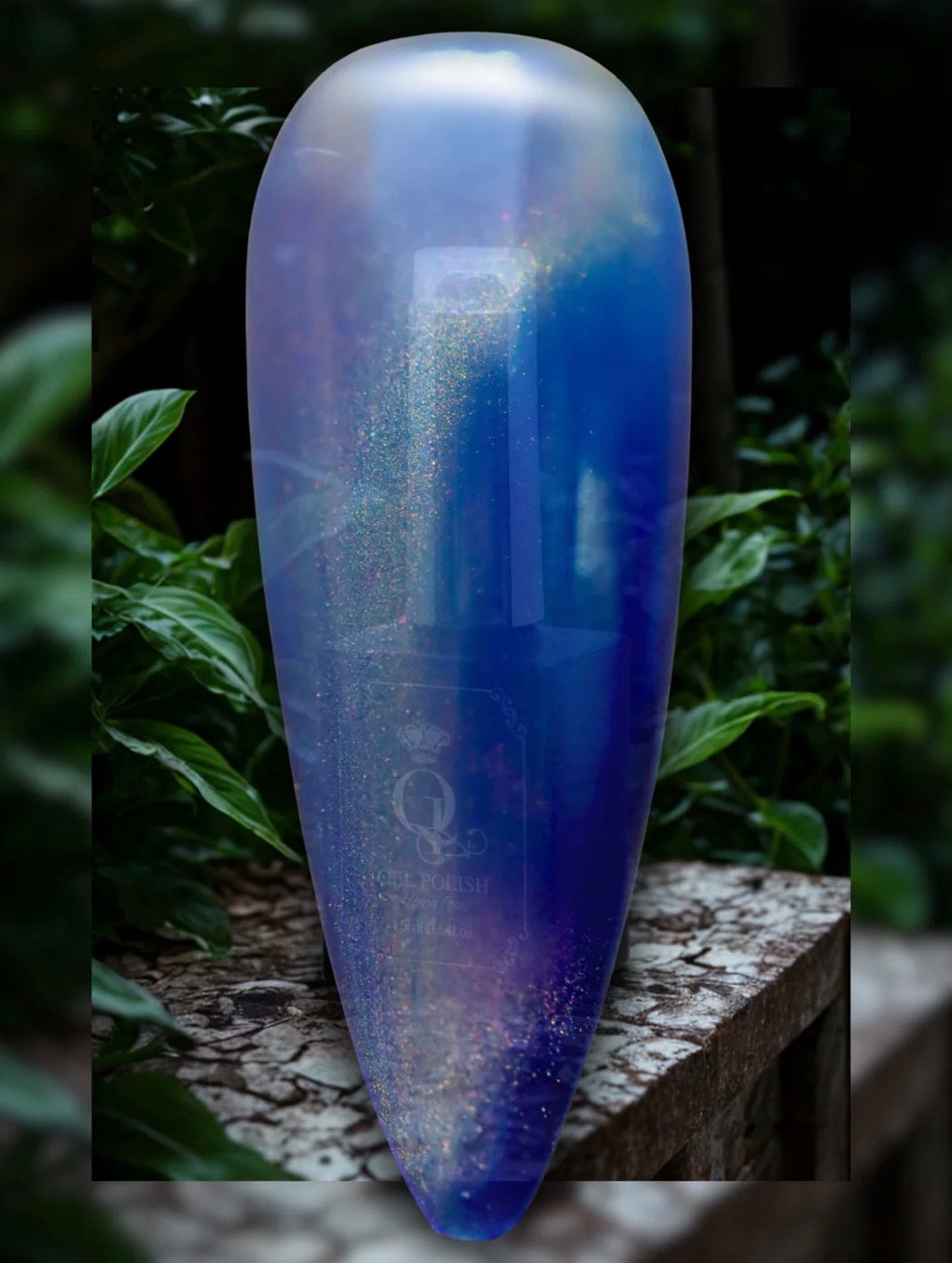 "Wishing You Well" --Glass, Chameleon Cat Eye