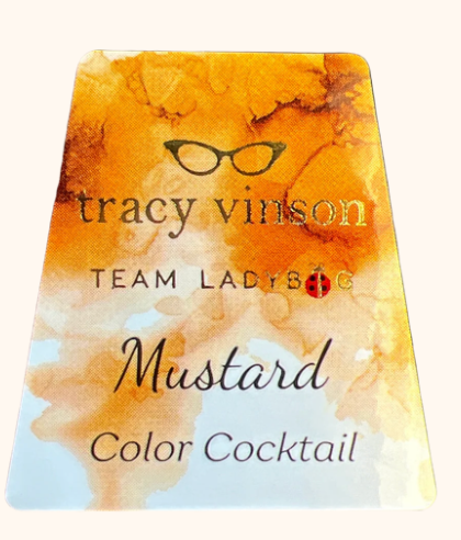 MUSTARD -- SOLID COLOR COCKTAIL ALCOHOL INK