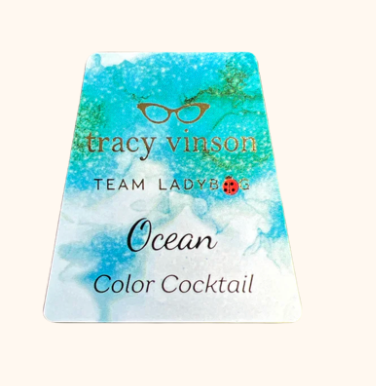 OCEAN METALLIC --COLOR COCKTAIL ALCOHOL INK