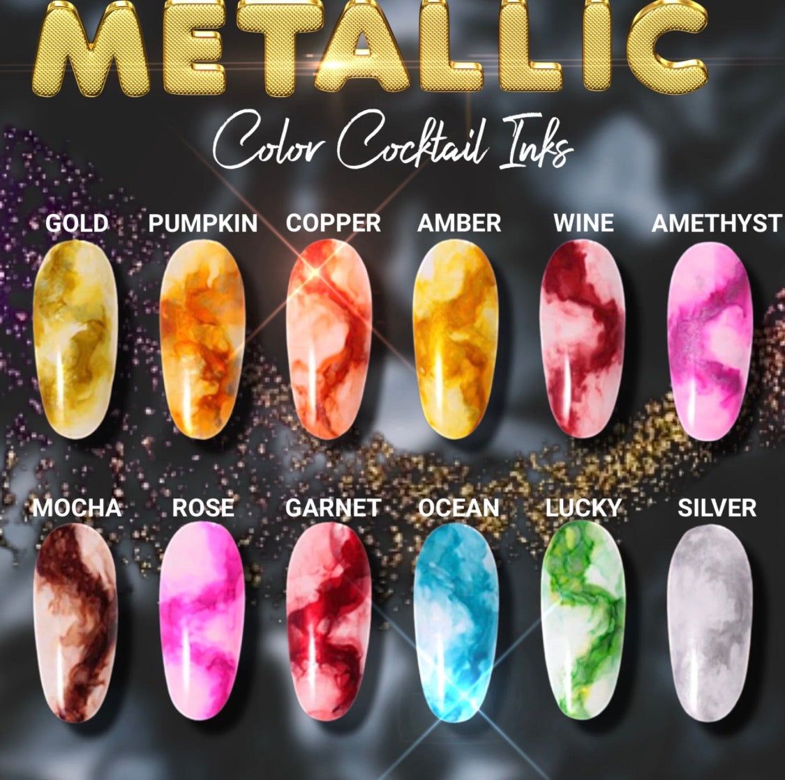 Metallic inks individuals