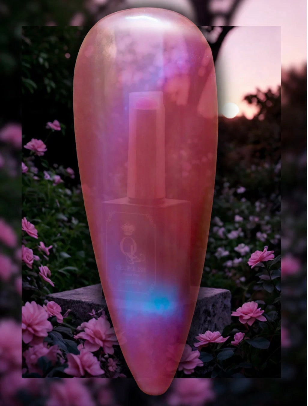 "Diamond of the Season" -- Glass, Chameleon Cat Eye