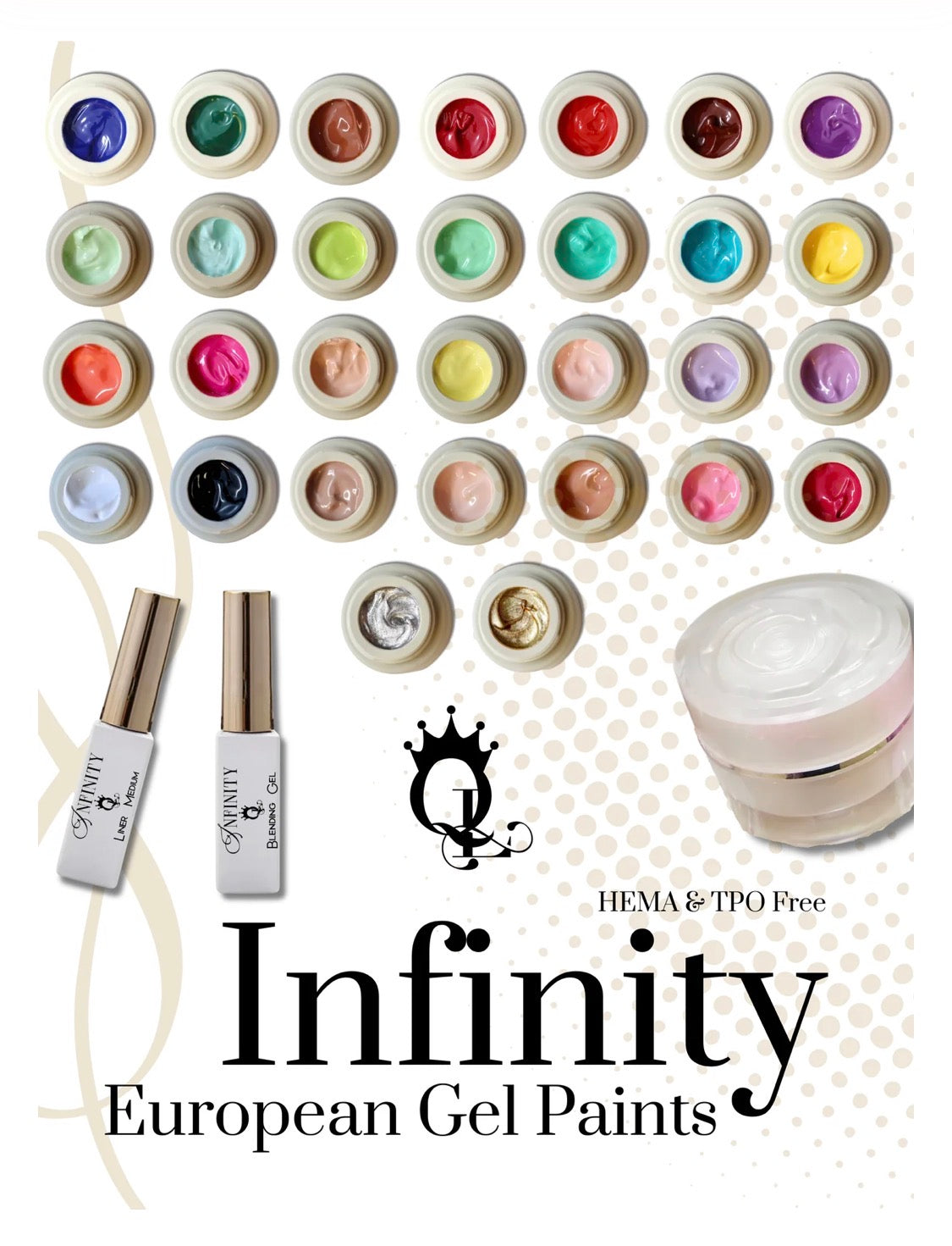 Infinity Gel Paints --
Full Set