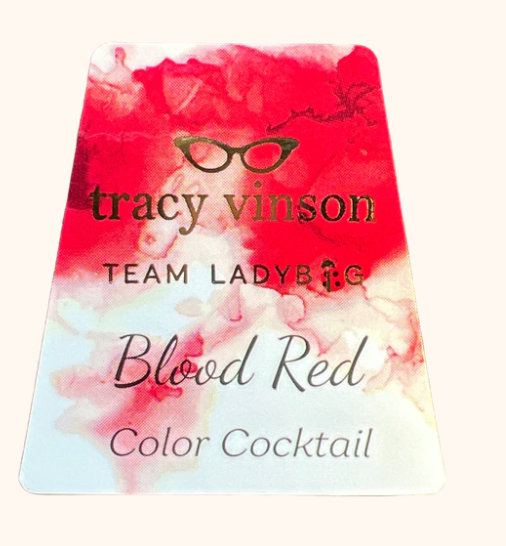 BLOOD RED -- SOLID COLOR COCKTAIL ALCOHOL INK