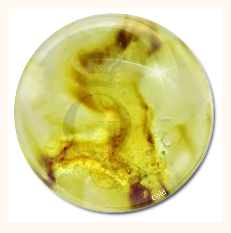 GOLD METALLIC -- COLOR COCKTAIL ALCOHOL INK