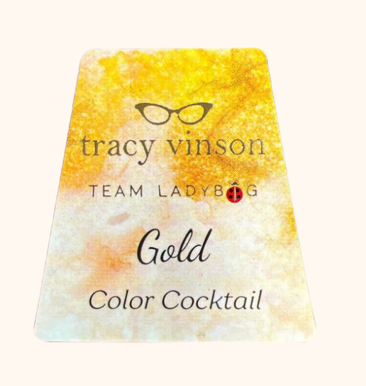 GOLD METALLIC -- COLOR COCKTAIL ALCOHOL INK