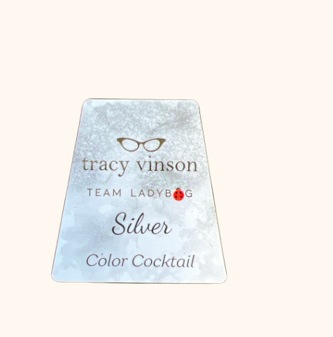 SILVER METALLIC --COLOR COCKTAIL ALCOHOL INK