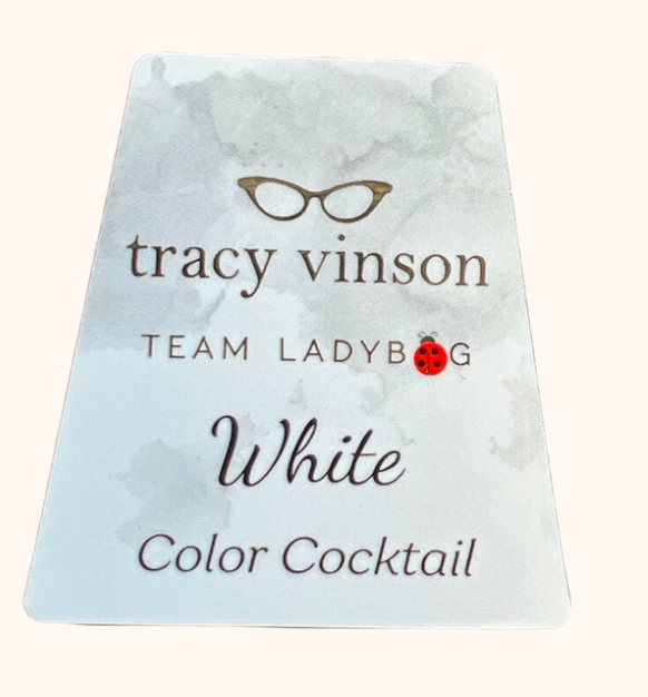 WHITE - SOLID COLOR COCKTAIL ALCOHOL INK