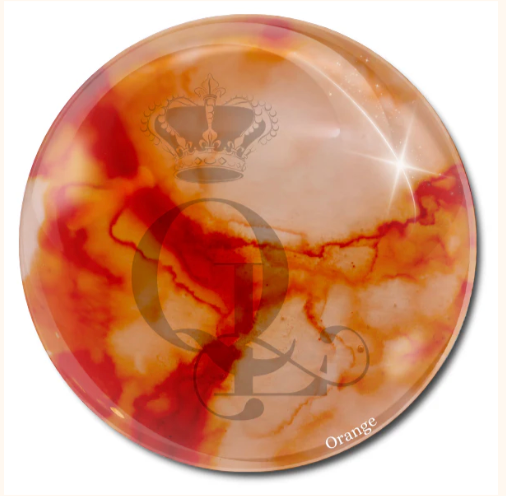 ORANGE -- SOLID COLOR COCKTAIL ALCOHOL INK